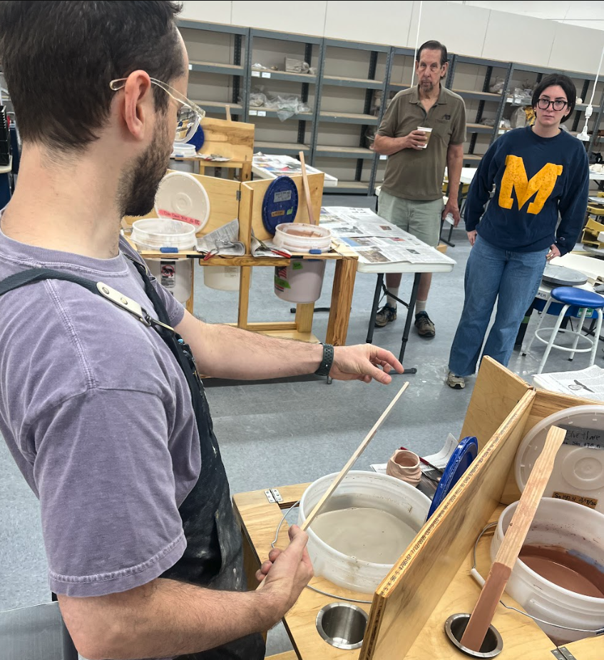 Jack Henry Teacher Class Glaze Demonstration